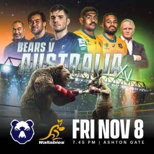 Bristol Bears v Australia at Ashton Gate Stadium