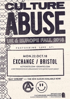Culture Abuse live at The Exchange - Bristol Live Music Review