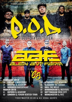 P.O.D. and Alien Ant Farm at the O2 Academy Bristol - Live Music Review