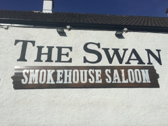 The Smokehouse Saloon at The Swan in Winterbourne near Bristol