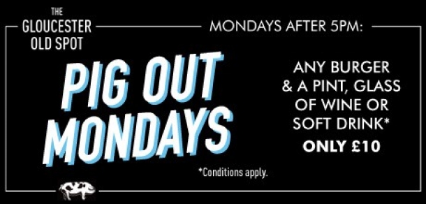 Pig Out Mondays at The Gloucester Old Spot in Bristol - 26 September 2016