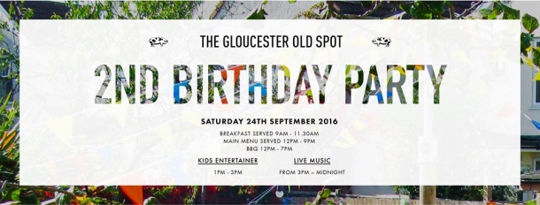 Gloucester Old Spot celebrate 2 years in Bristol on 24 September 