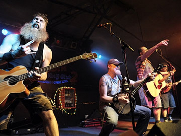 HAYSEED DIXIE at The Fleece in Bristol on Wednesday 19 April 201