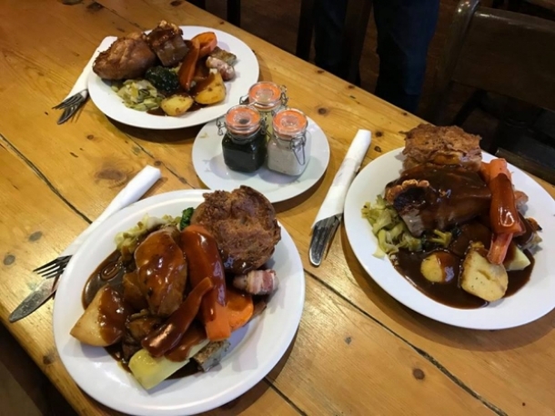 Sunday Lunch at The Hope and Anchor in Bristol - Sunday 26 March 2017
