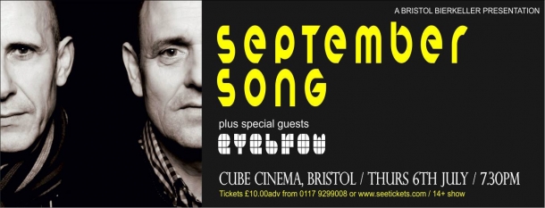 September Song at the Cube Cinema - 6 July