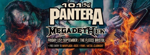 101% Pantera + Megadeth UK at The Fleece in Bristol on Friday 15 September 2017