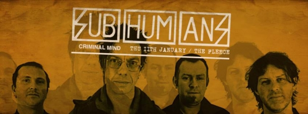 Subhumans at The Fleece Bristol 11th Jan 2018