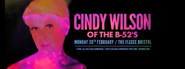 Cindy Wilson of The B52’s at the Fleece in Bristol 