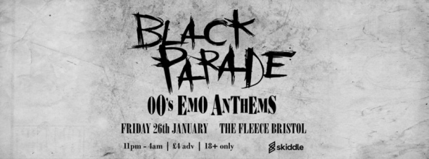 Black Parade – 00’s Emo Anthems at The Fleece in Bristol on Friday 26th January 2018