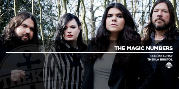 THE MAGIC NUMBERS at Thekla in Bristol on Sunday 13th May 2018