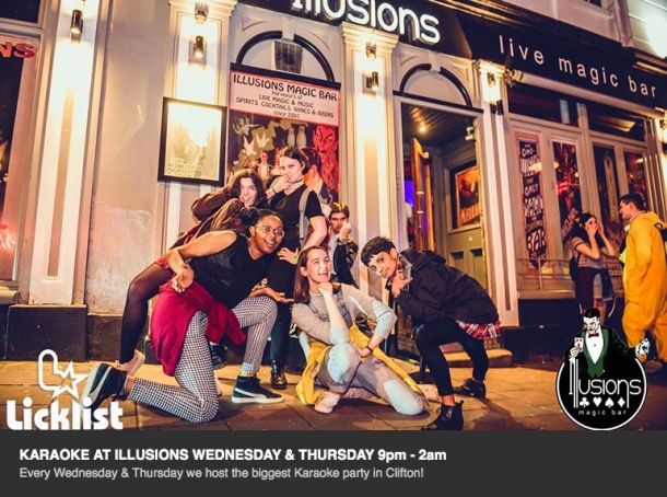 Karaoke at Illusions Magic Bar from 21-23 March 2018
