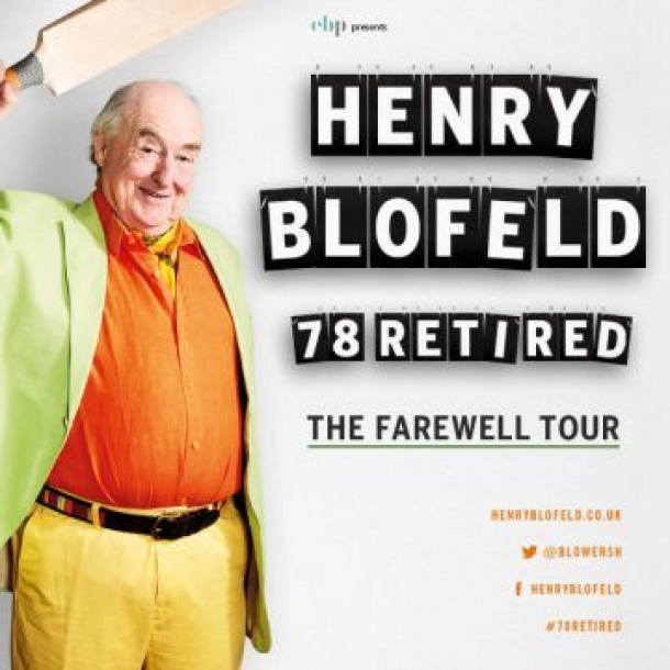 HENRY BLOFELD: 78 RETIRED at Redgrave Theatre in Bristol on Saturday 15th September 2018