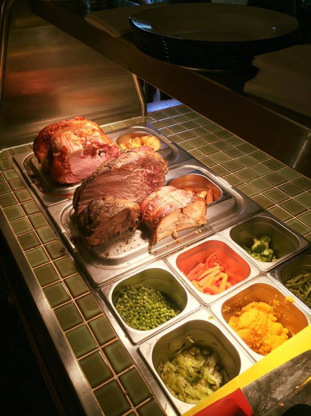 Sunday Carvery at The Smokehouse Saloon in Winterbourne on 14 October 2018