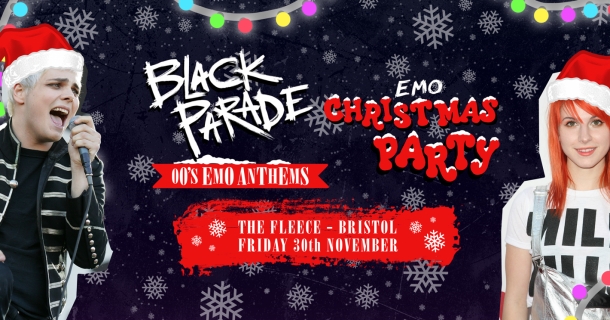 Black Parade - 00’s Emo Anthems Xmas Party at The Fleece in Bristol on Friday 30 November 2018