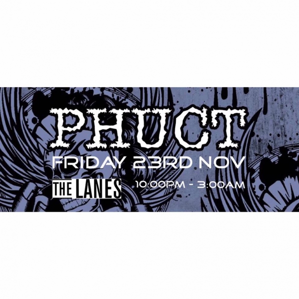 PHUCT - Bristol's Rock Metal Alternative at The Lanes in Bristol on Friday 23 Nov 2018