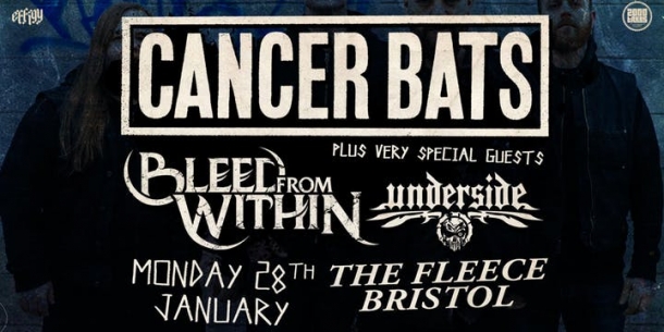 Cancer Bats at The Fleece in Bristol on Monday 28 January 2019