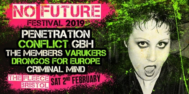 No Future Punk Festival 2019  at The Fleece on Saturday 2 February 2019