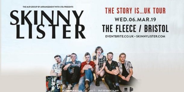 Skinny Lister at The Fleece in Bristol on Wednesday 6 March 2019