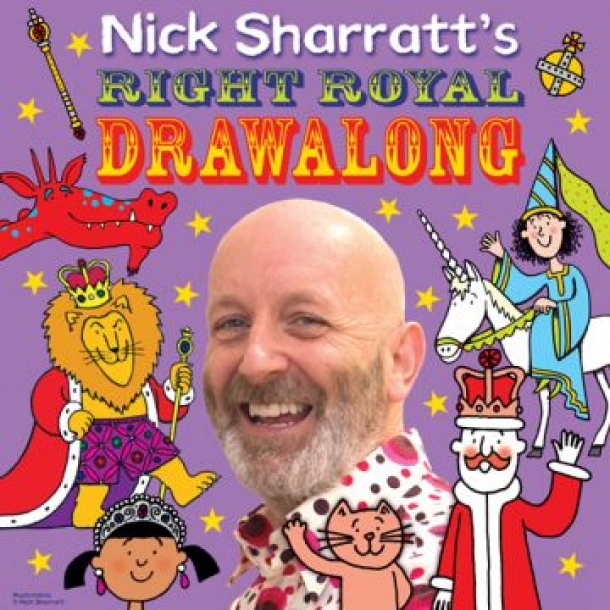 Nick Sharratt’s Right Royal Drawalong at Redgrave Theatre on 18 February 2019