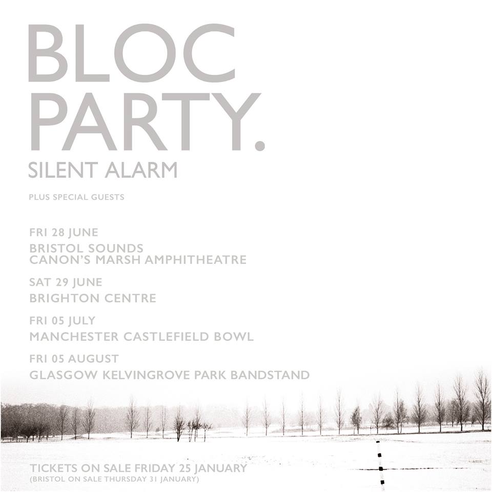 Bloc Party 2019 live dates.