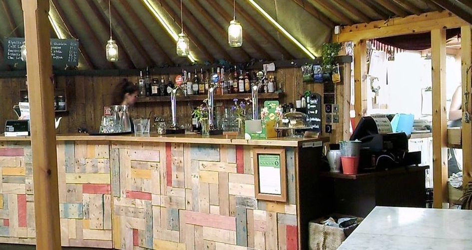 The Bar at Yurt Lush in Bristol