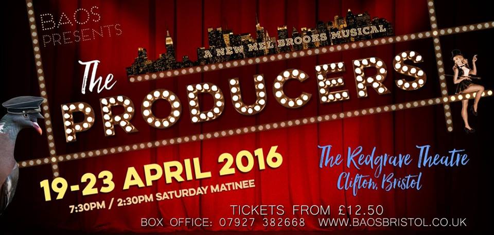 The Producers at The Redgrave Theatre in Bristol - April 2016