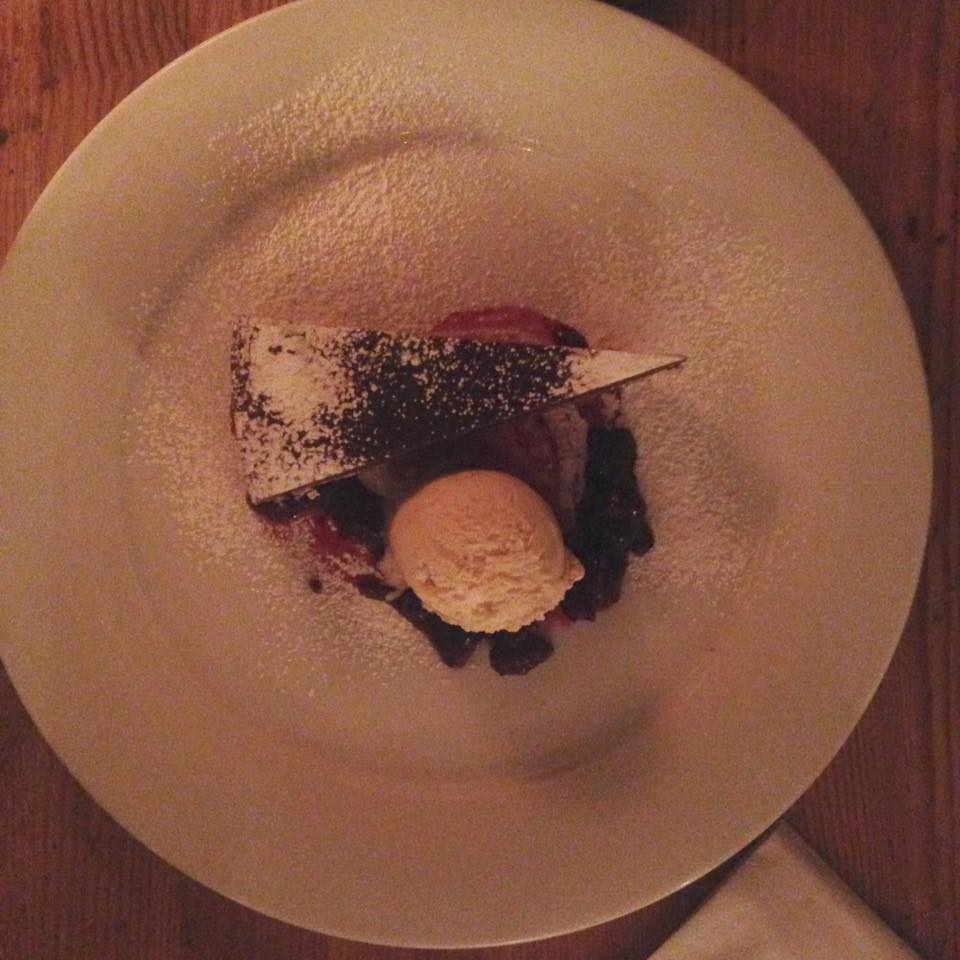 Vegan Chocolate and Ginger Pudding with Torte at The Adam and Eve in Bristol