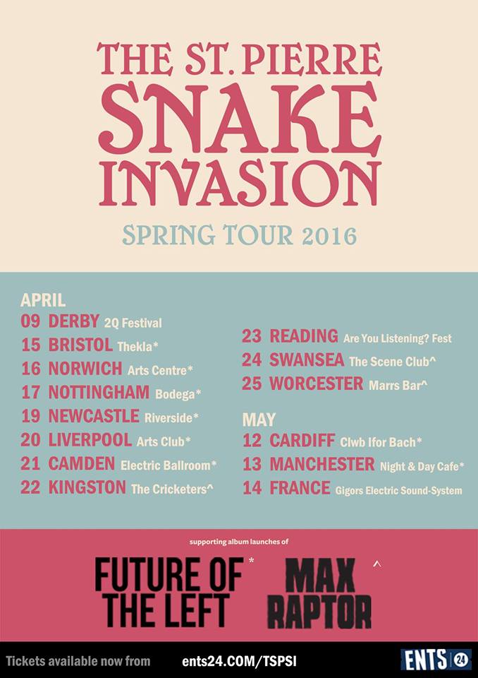The St Pierre Snake Invasion Spring Tour 2016