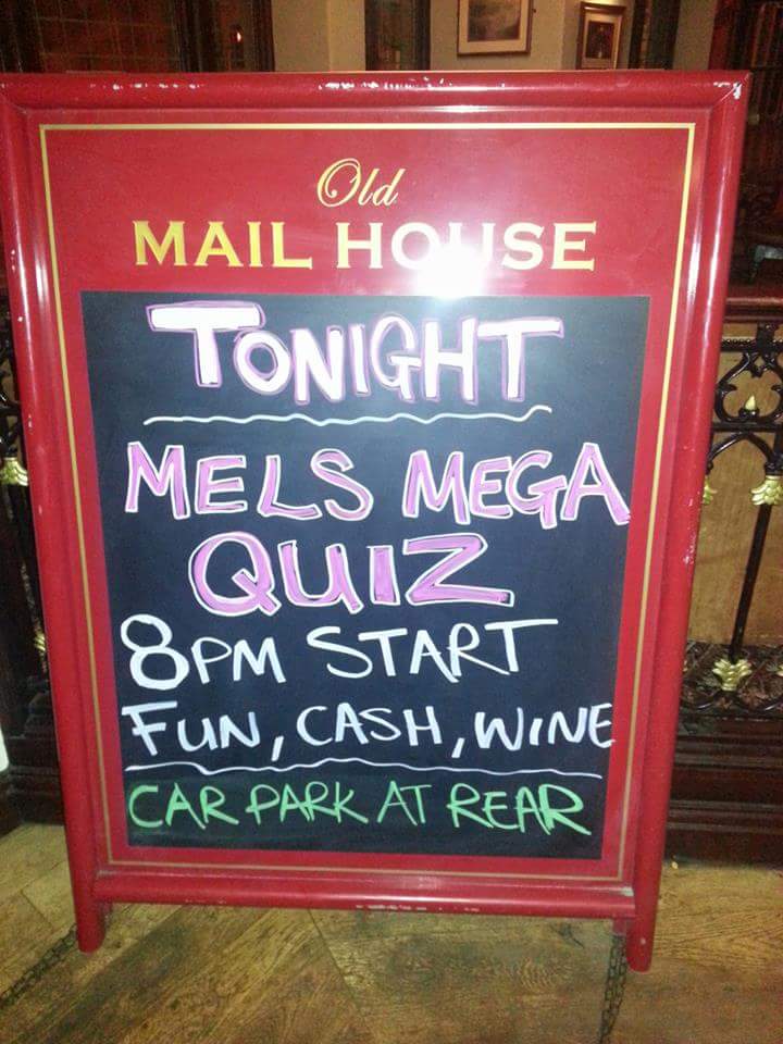 Mega Quiz at The Old Mail House in Bristol
