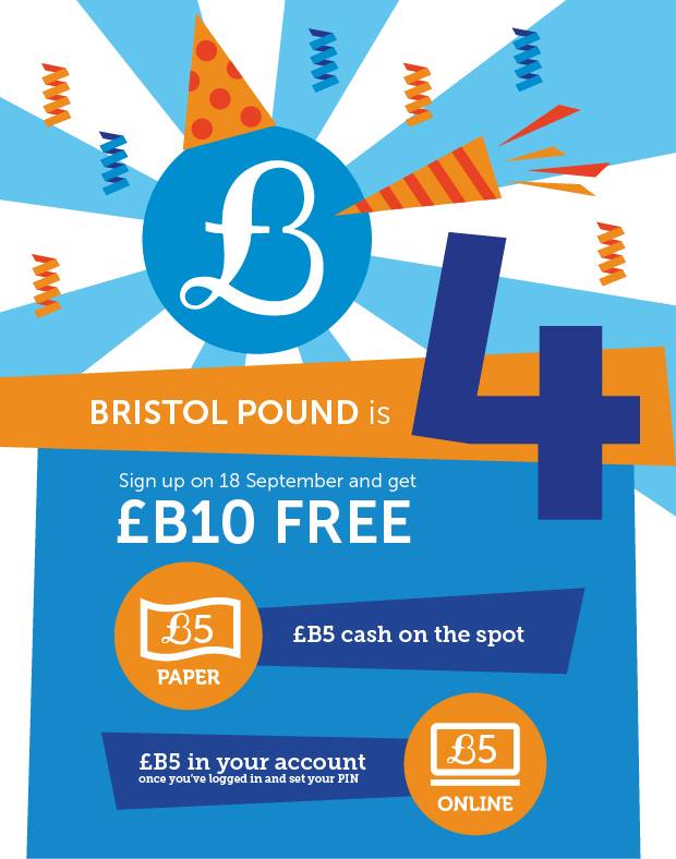 The Bristol Pound Turns 4 And You Can Get £10 Free At Make Sunday Special