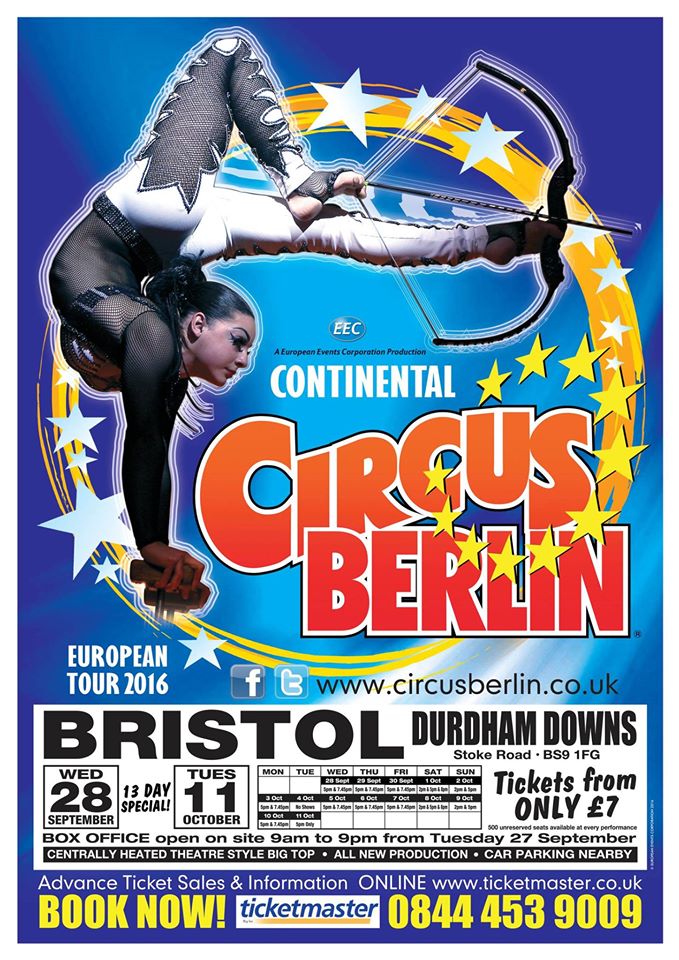 Continental Circus Berlin at Durdham Downs in Bristol