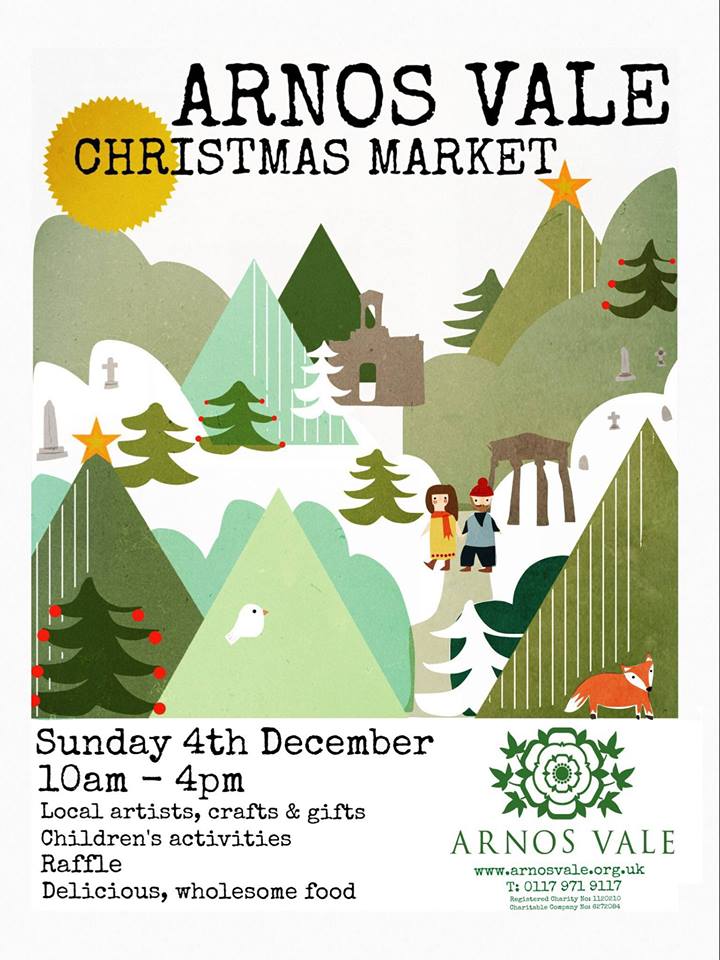 Head on down for the FREE Christmas Market at the Arnos Vale Cemetery in Bristol 