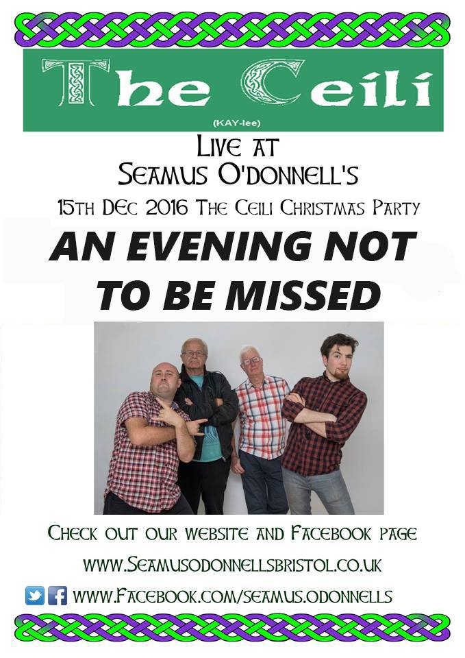 The Ceili - Live Music at Seamus O'Donnell's in Bristol