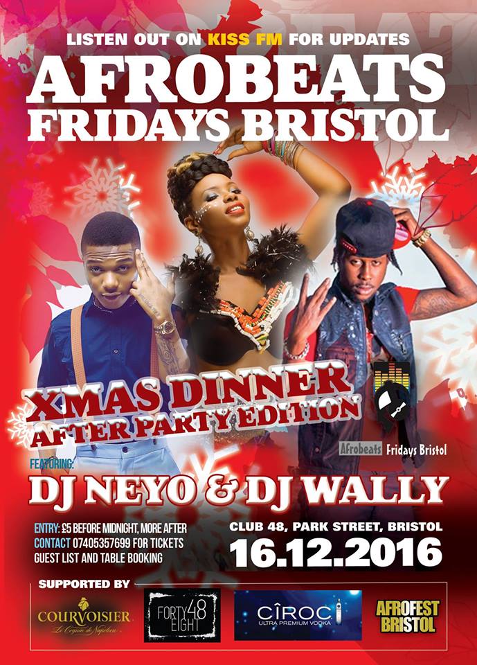 Afrobeats at Club Forty Eight in Bristol - Friday December 16th 2016