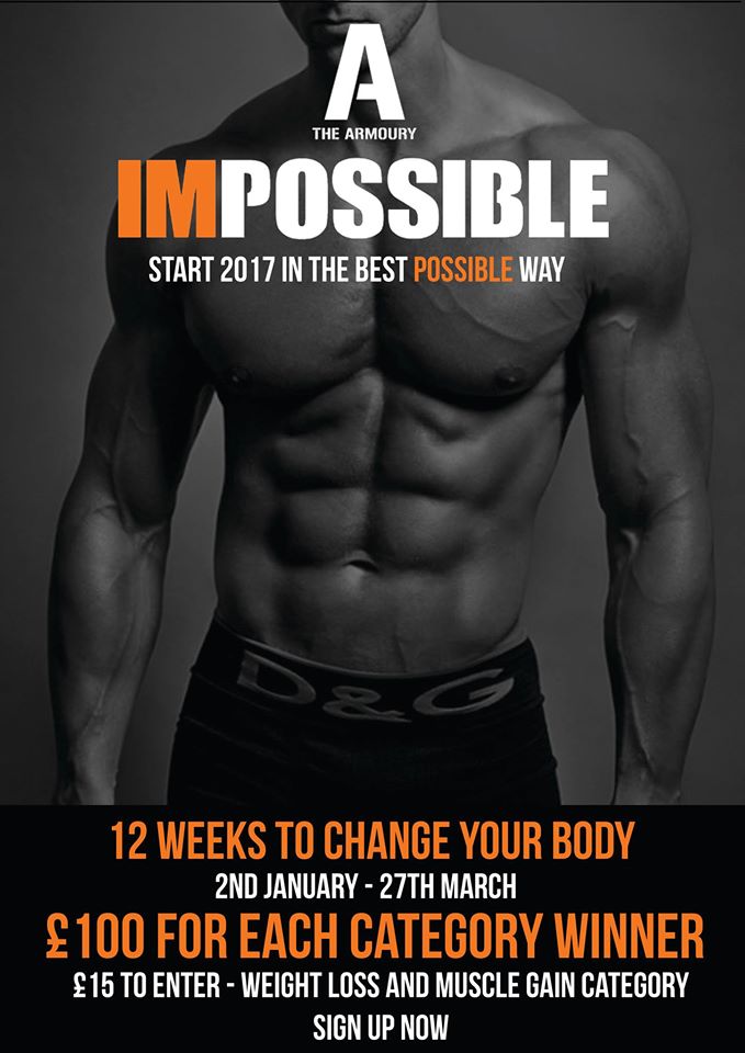 The Armory Gym – 2017 transformation challenge