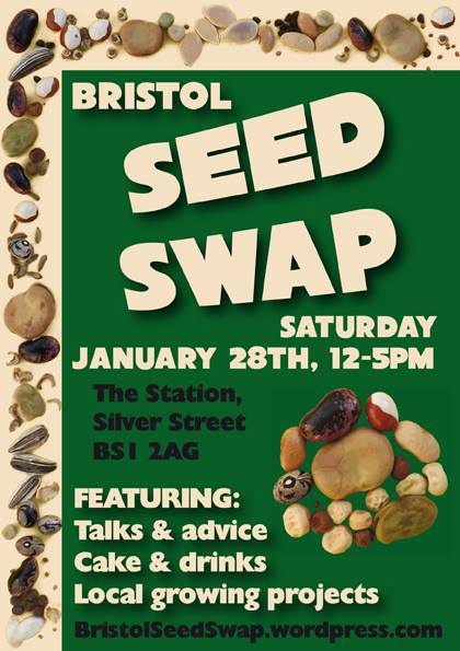 Bristol Seed Swap at The Station on Saturday 28 January 2017