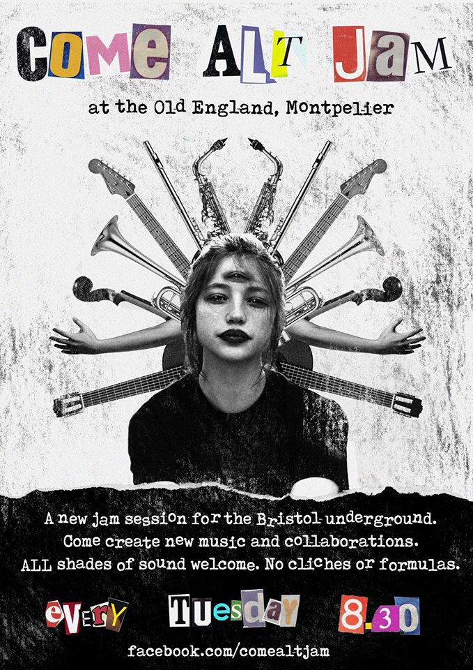 Come Alt Jam at The Old England Pub in Bristol on Friday 6 January 2017