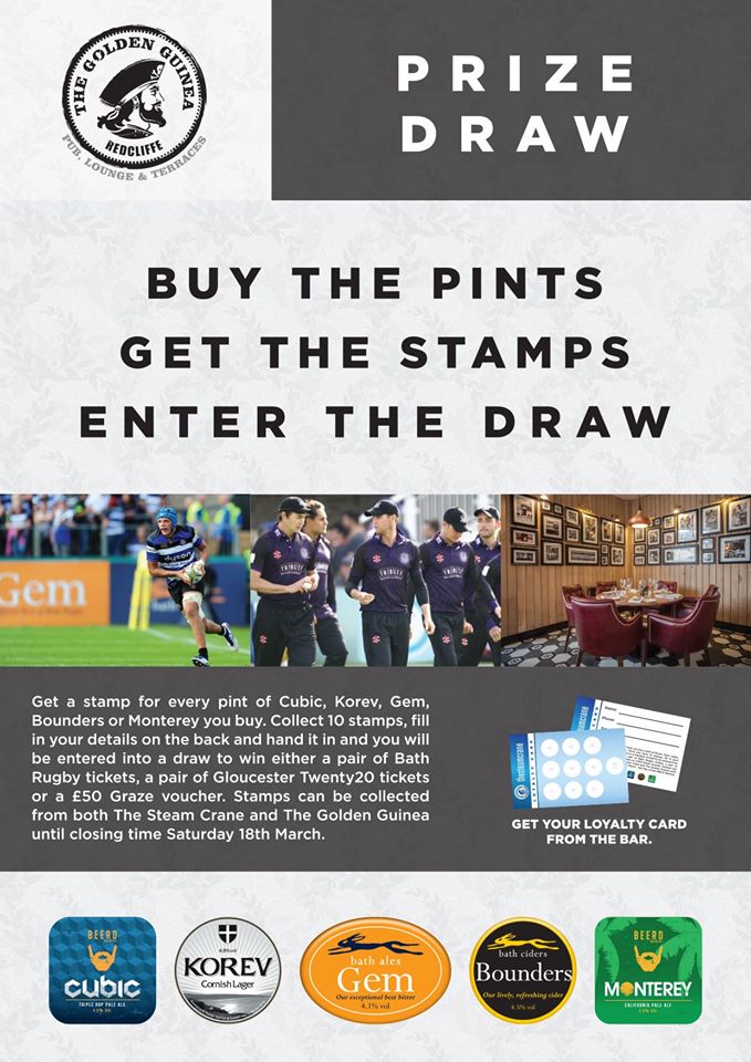 Some amazing prizes to be won at The Golden Guinea during the Six Nations 