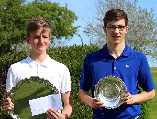 William Lewis and Nathan Moore from Long Ashton Golf Club in Bristol