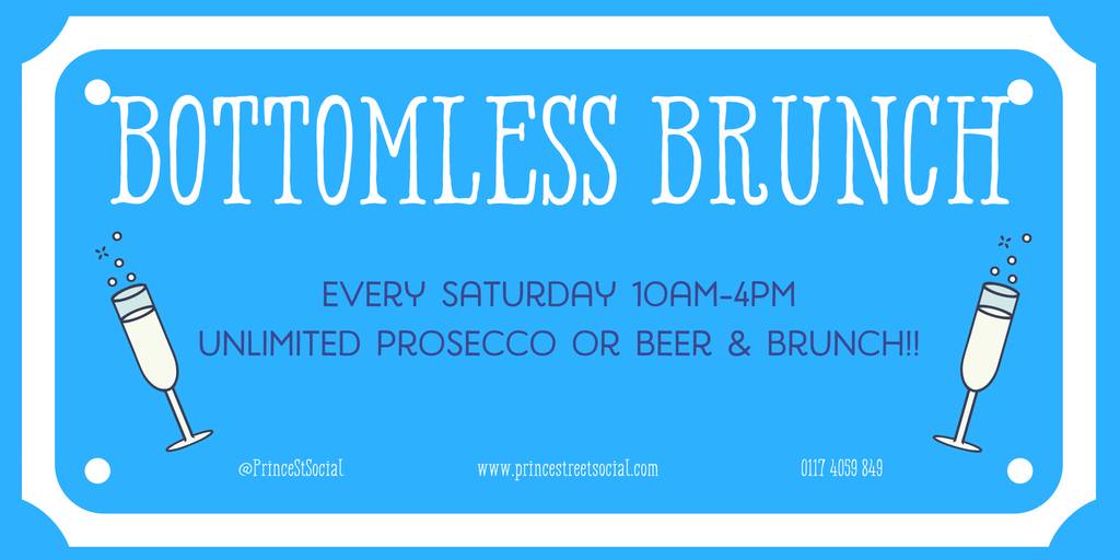 Bottomless Brunch at The Prince Street Social in Bristol