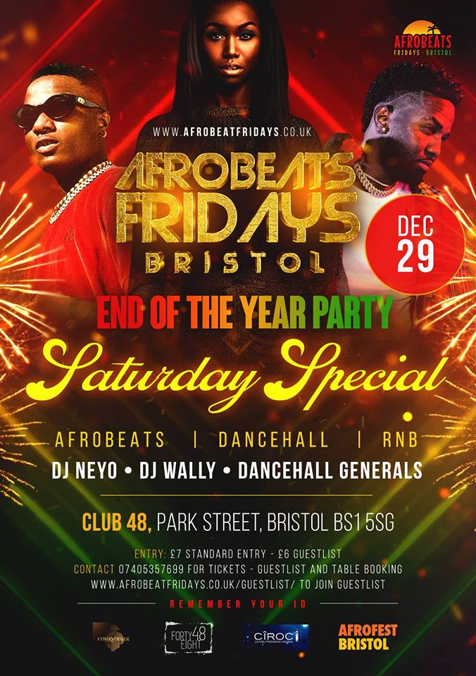 Afrobeats end of year party! 