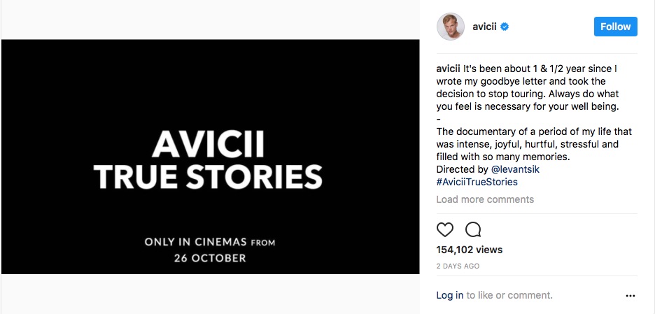 Avicii announces new documentary 