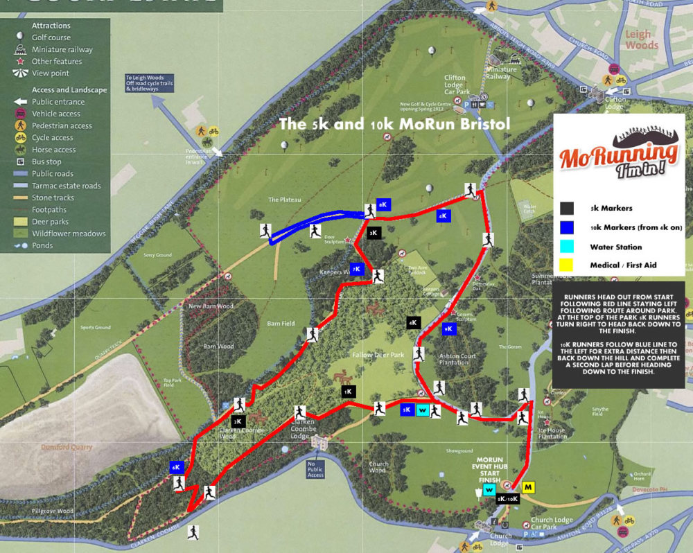Bristol Mo Run 2016 Route Map