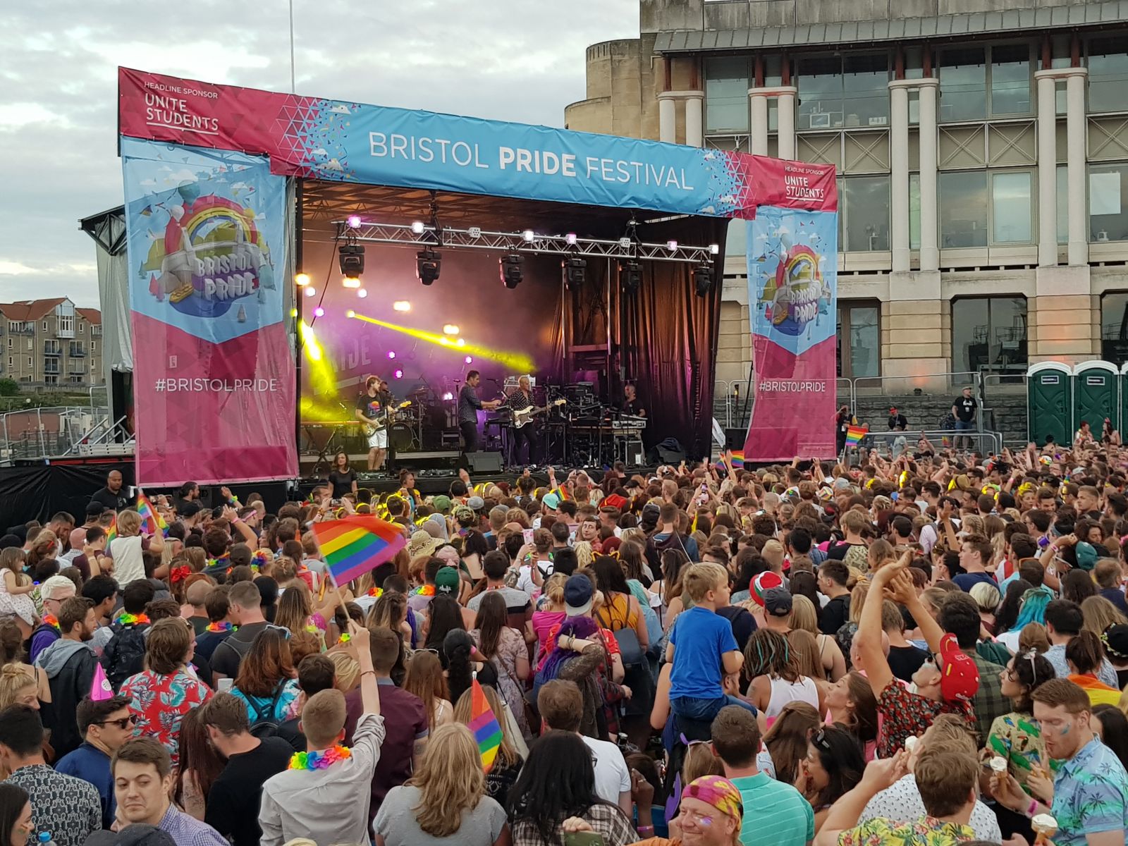 Bristol Pride stage