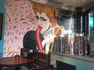 The amazing interior at The Thali Cafe 