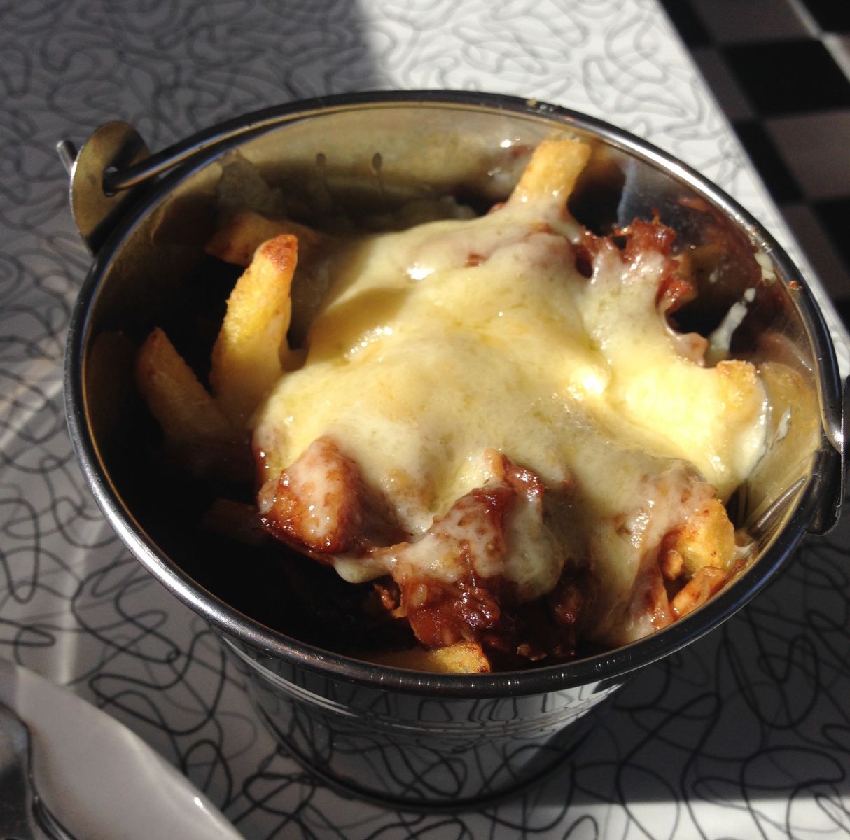 Dirty fries at The Tube Diner - Bristol