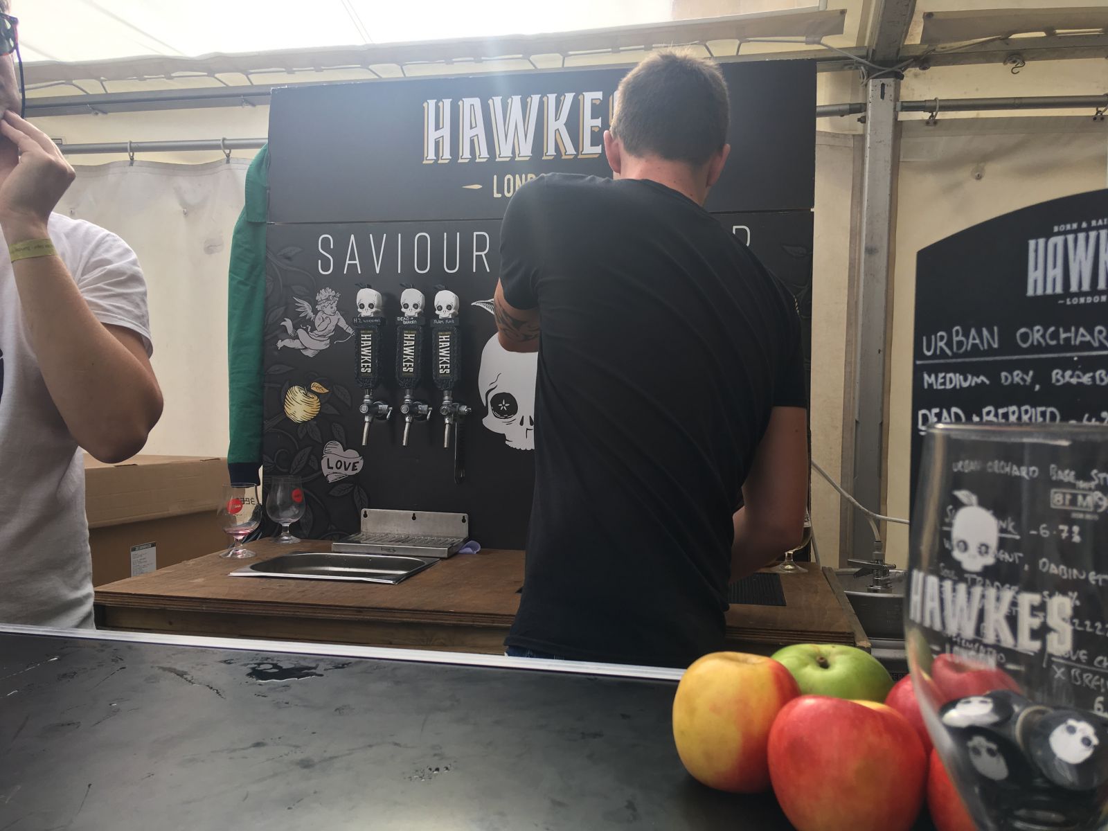 Hawkes' kept us coming back for more with their great range of delicious ciders.