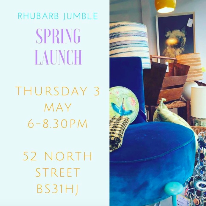 Rhubarb Jumble Bristol Vintage Shop Spring Launch 