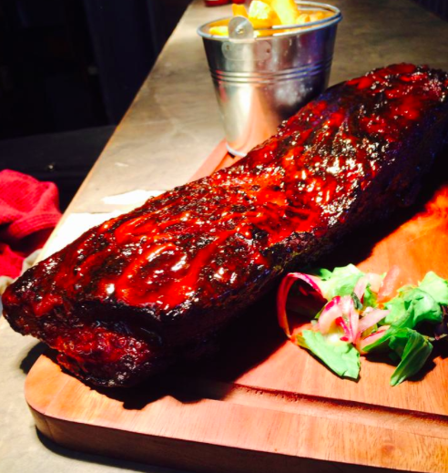 The Full Rack of St Louis Ribs at Spitfire Barbecue Bristol