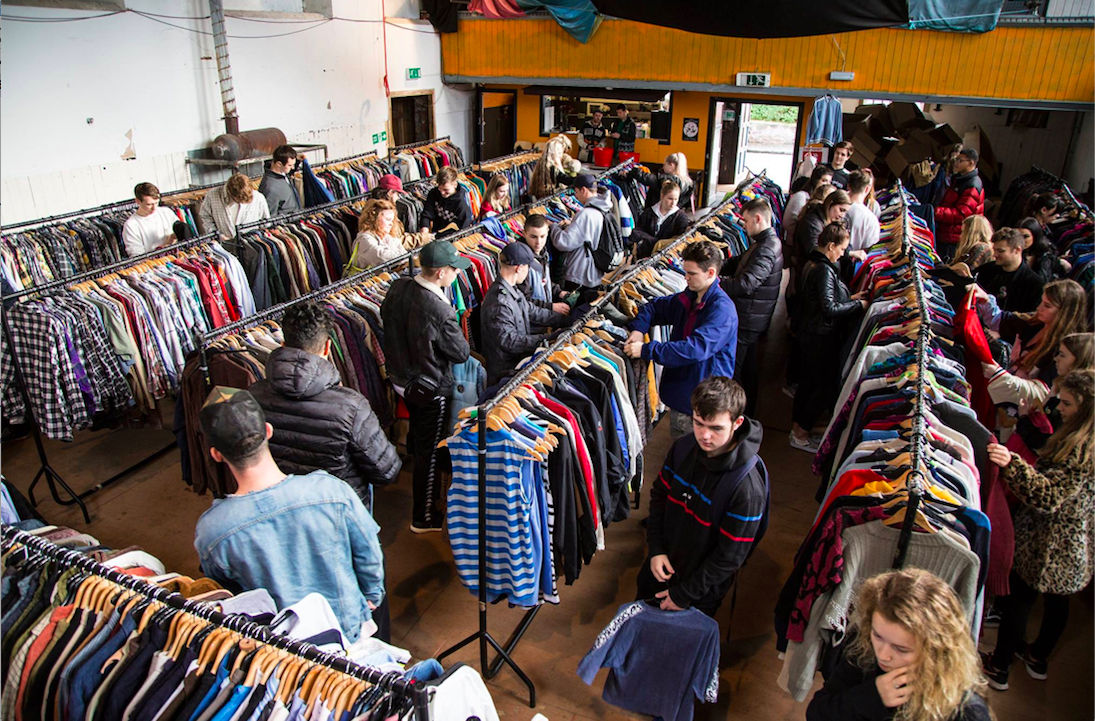 Don Majors vintage kilo sale in Bristol photography credit to Anna Bayliss
